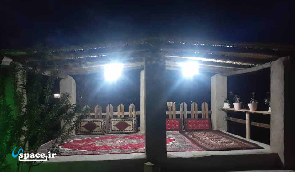 نمای آلاچیق اقامتگاه بوم گردی خالد نبی - کلاله - روستای گچی سو پایین